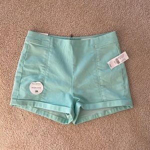 Bullhead Denim Co high rise mint shorts